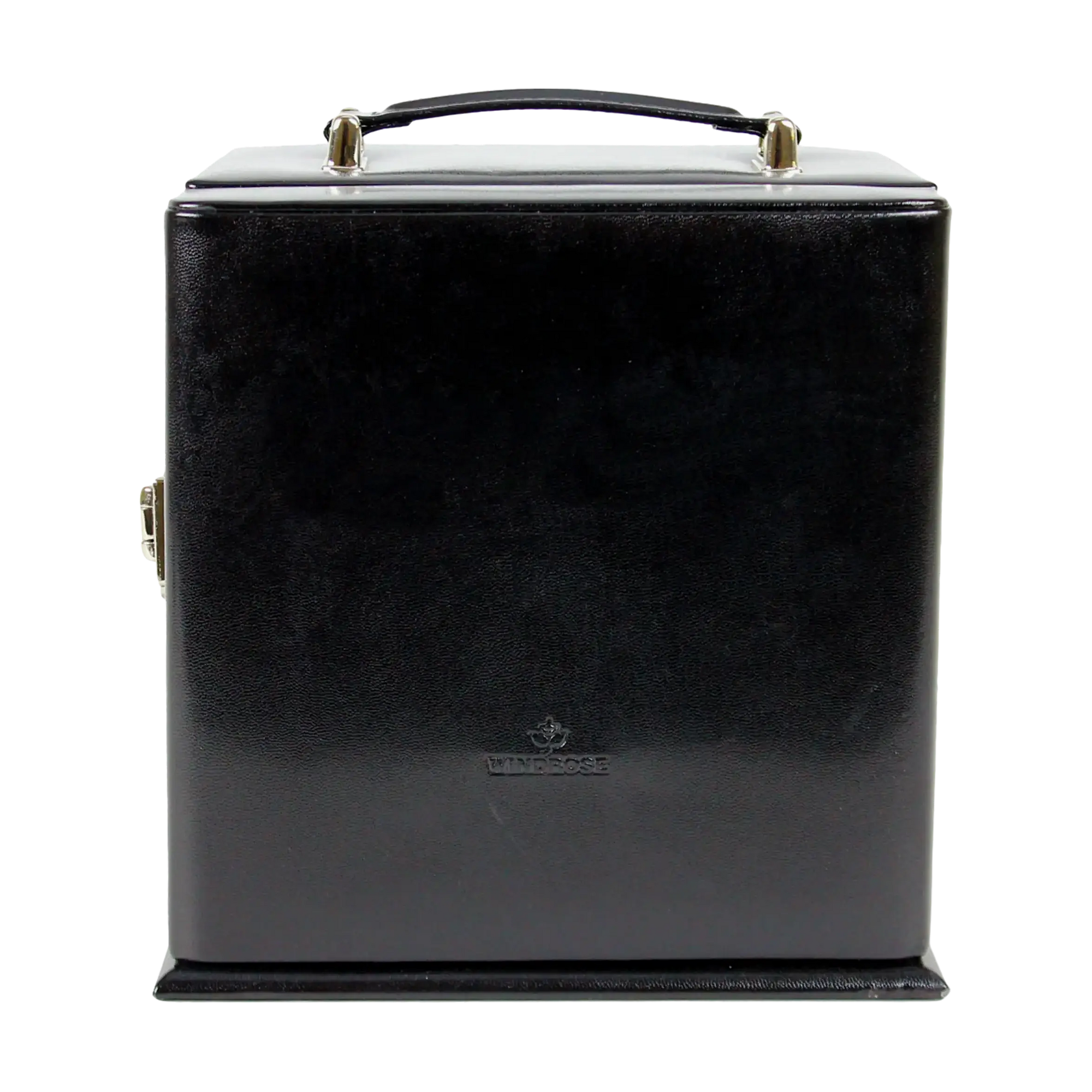 Joyero con bolsa para joyas integrada Merino / negro