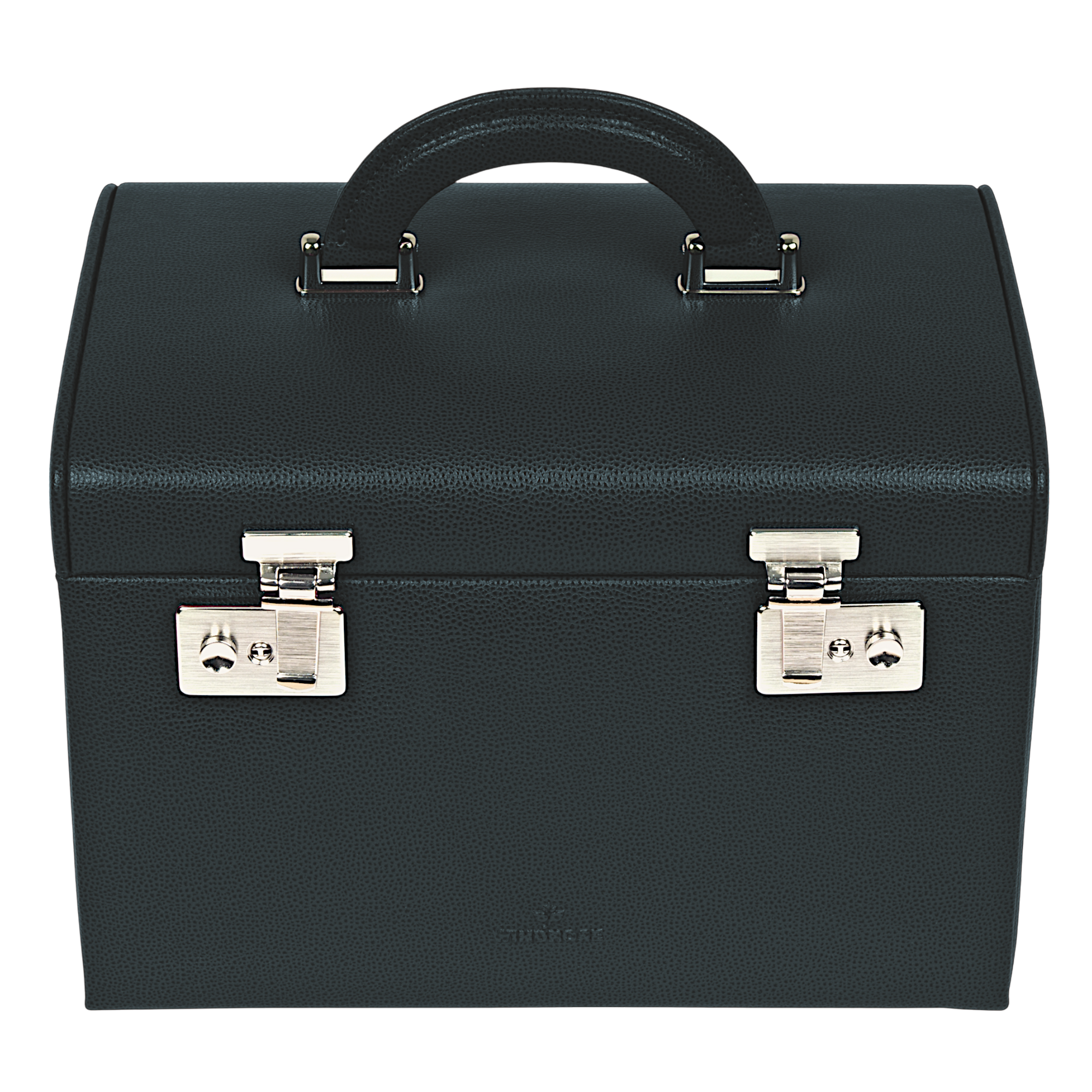 Joyero Beluga / negro (cuero)