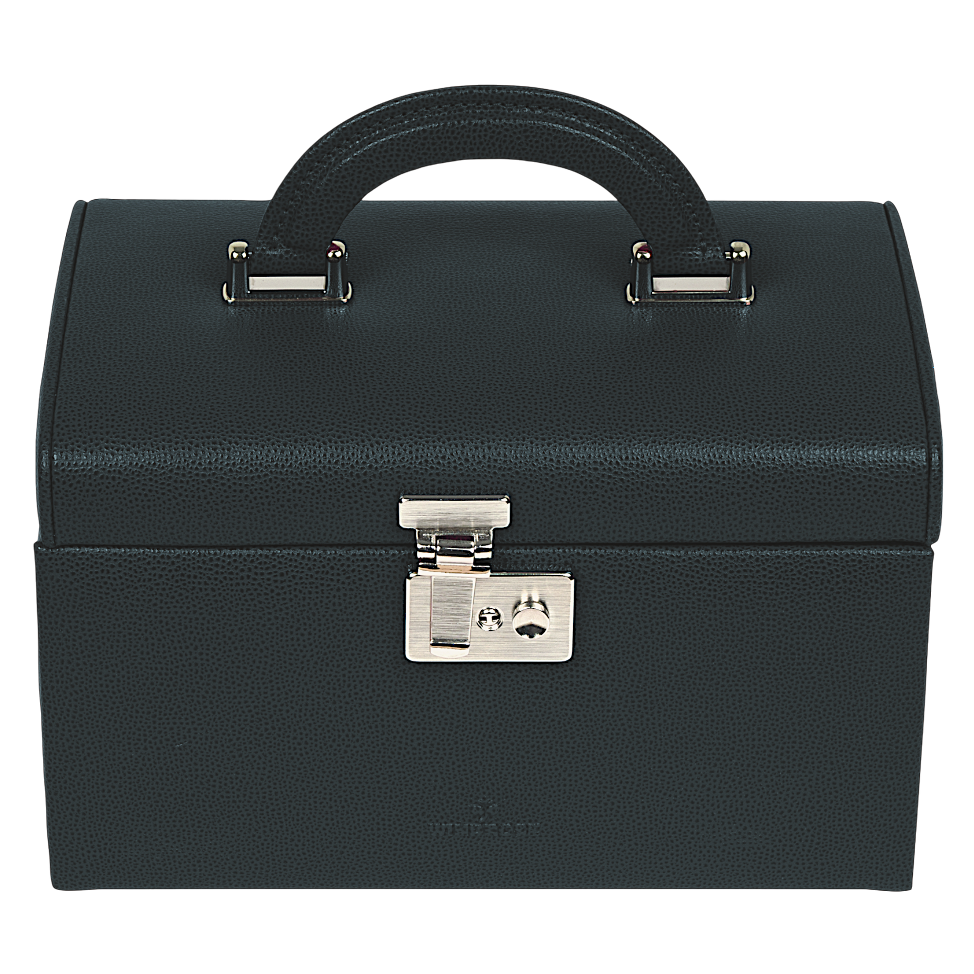 Beluga jewelry case / black (leather)