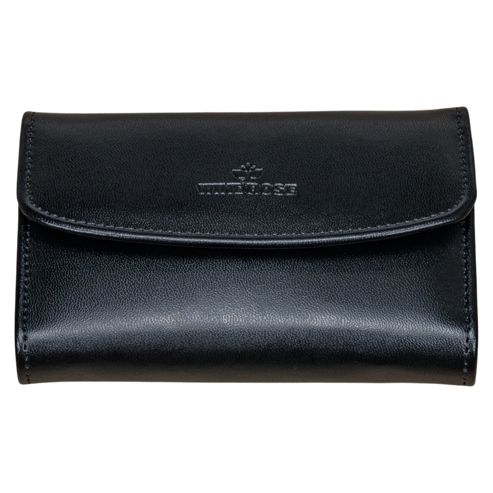 Joyero con bolsa para joyas integrada Merino Moda / negro