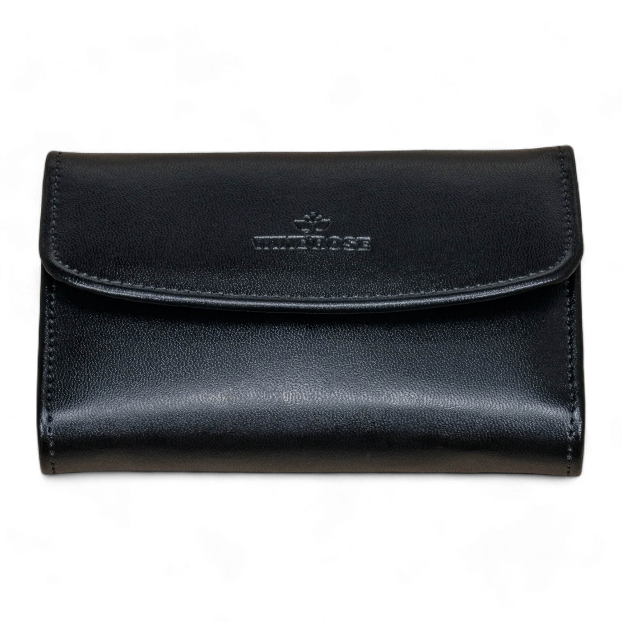 Joyero XXL con bolsa para joyas integrada Merino / negro