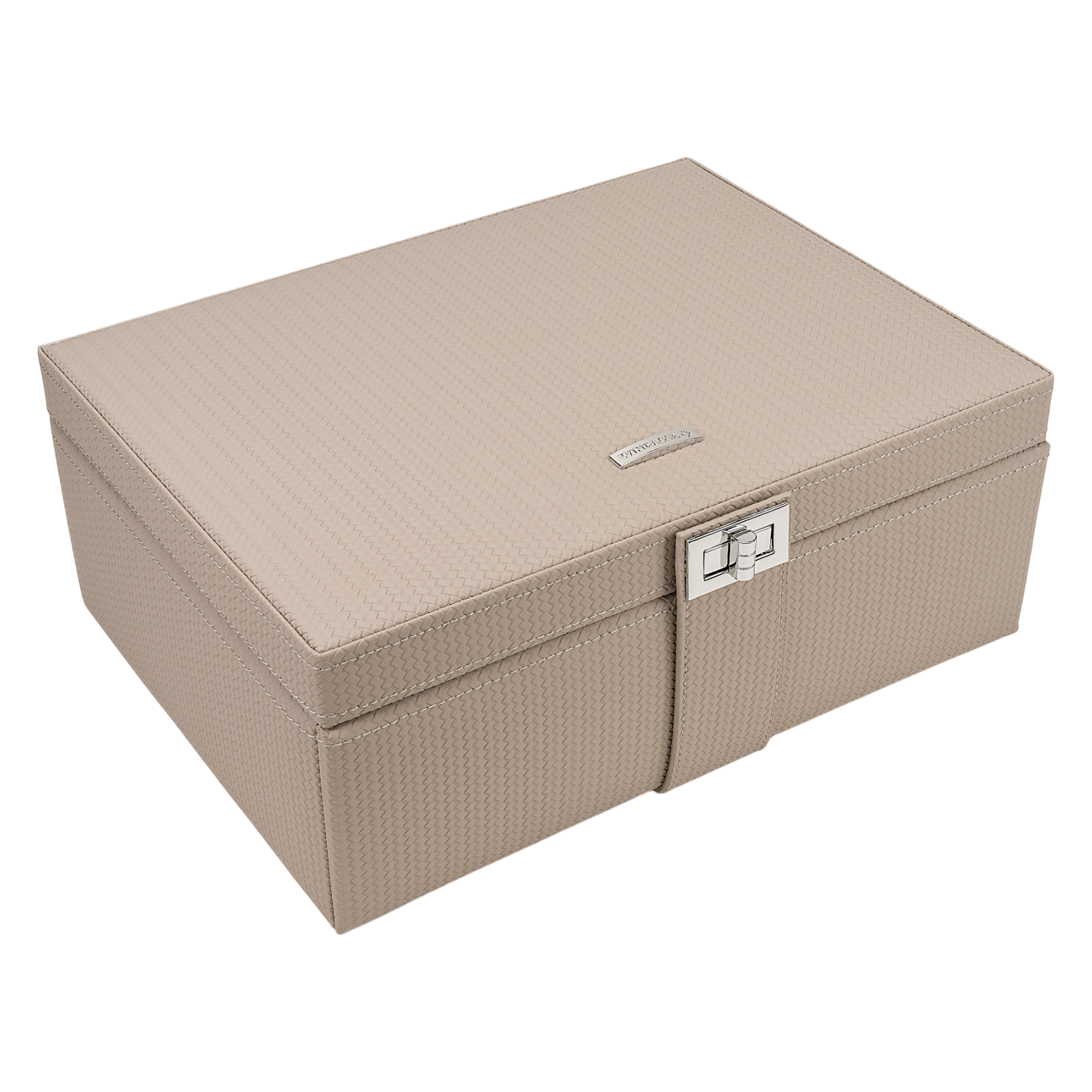 Jewelry case L with insert Corbello / taupe