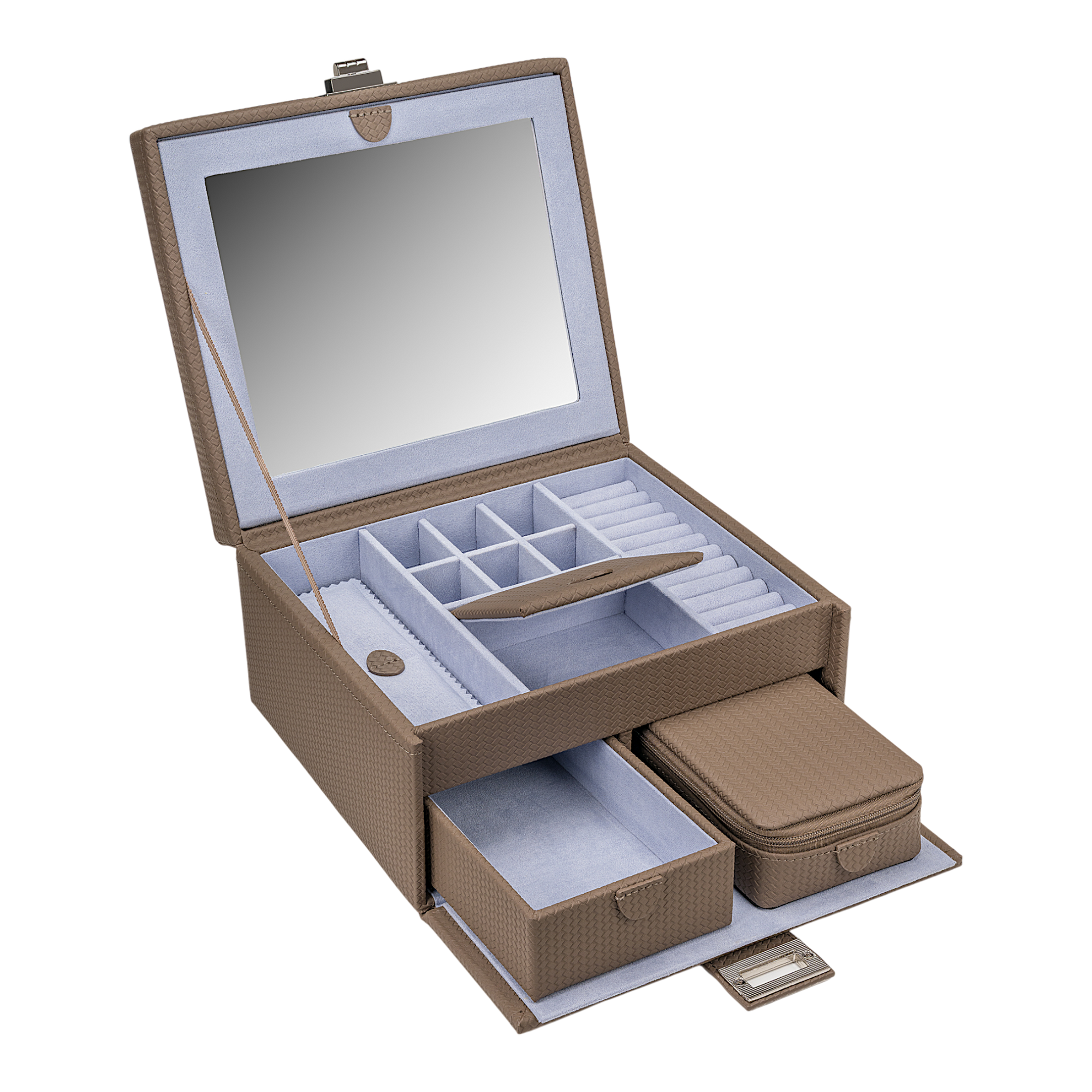 Jewelry case M with insert Corbello / mocca