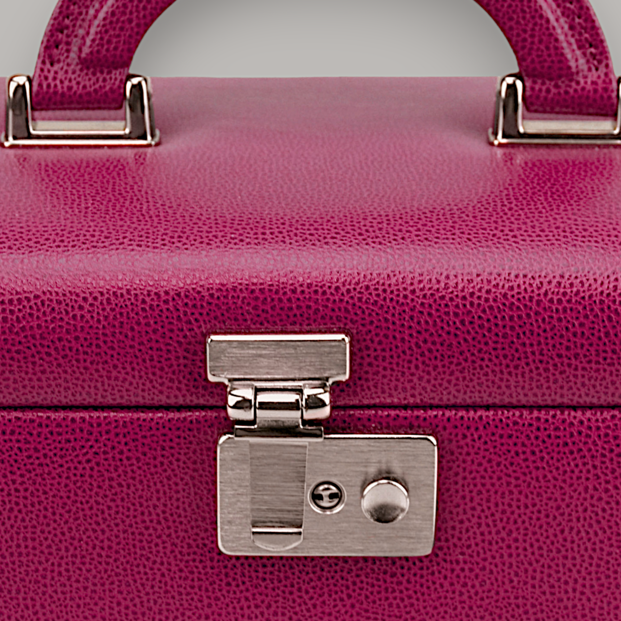 Jewelry case Beluga / berry (leather)