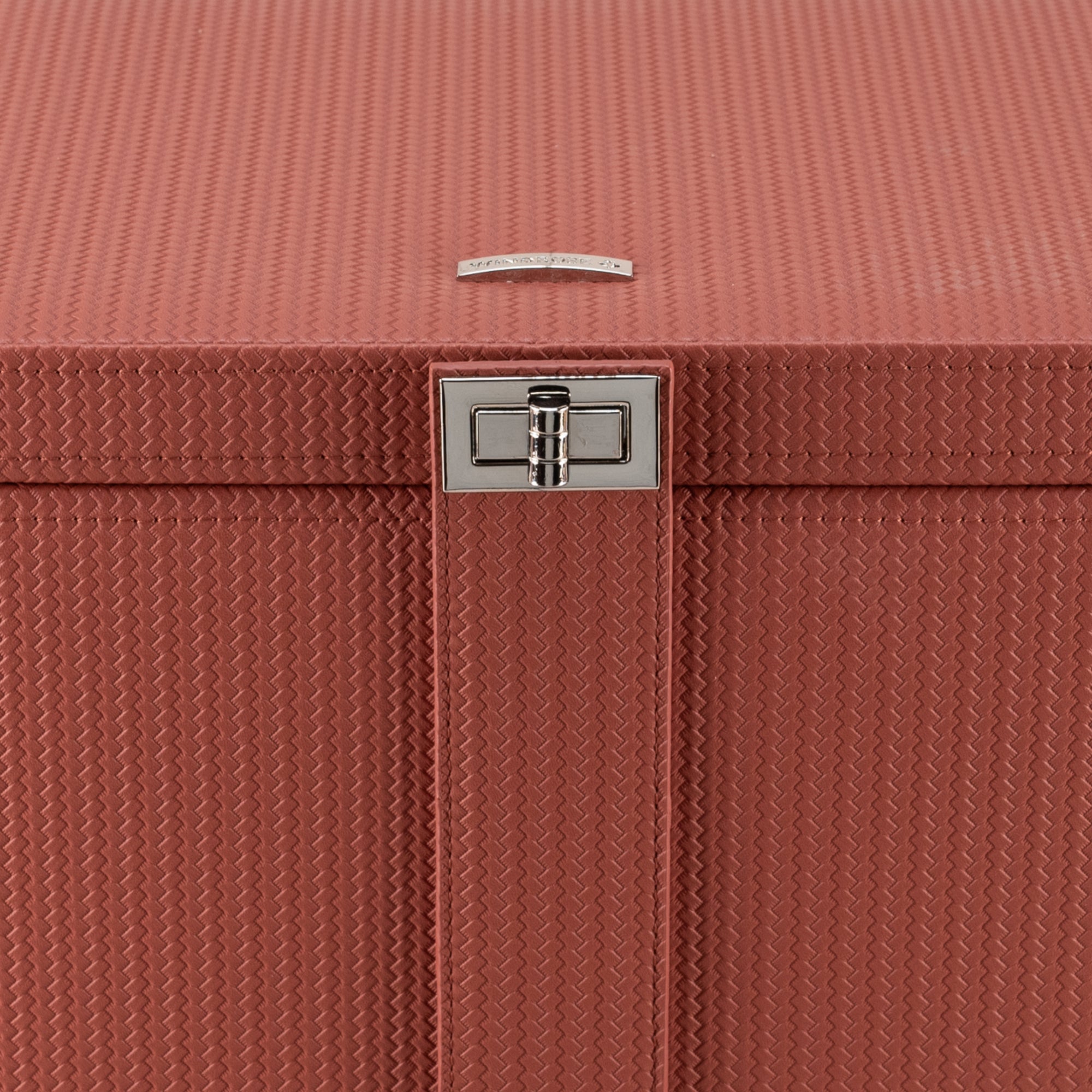 Joyero XL con estuche de viaje Corbello / terracota