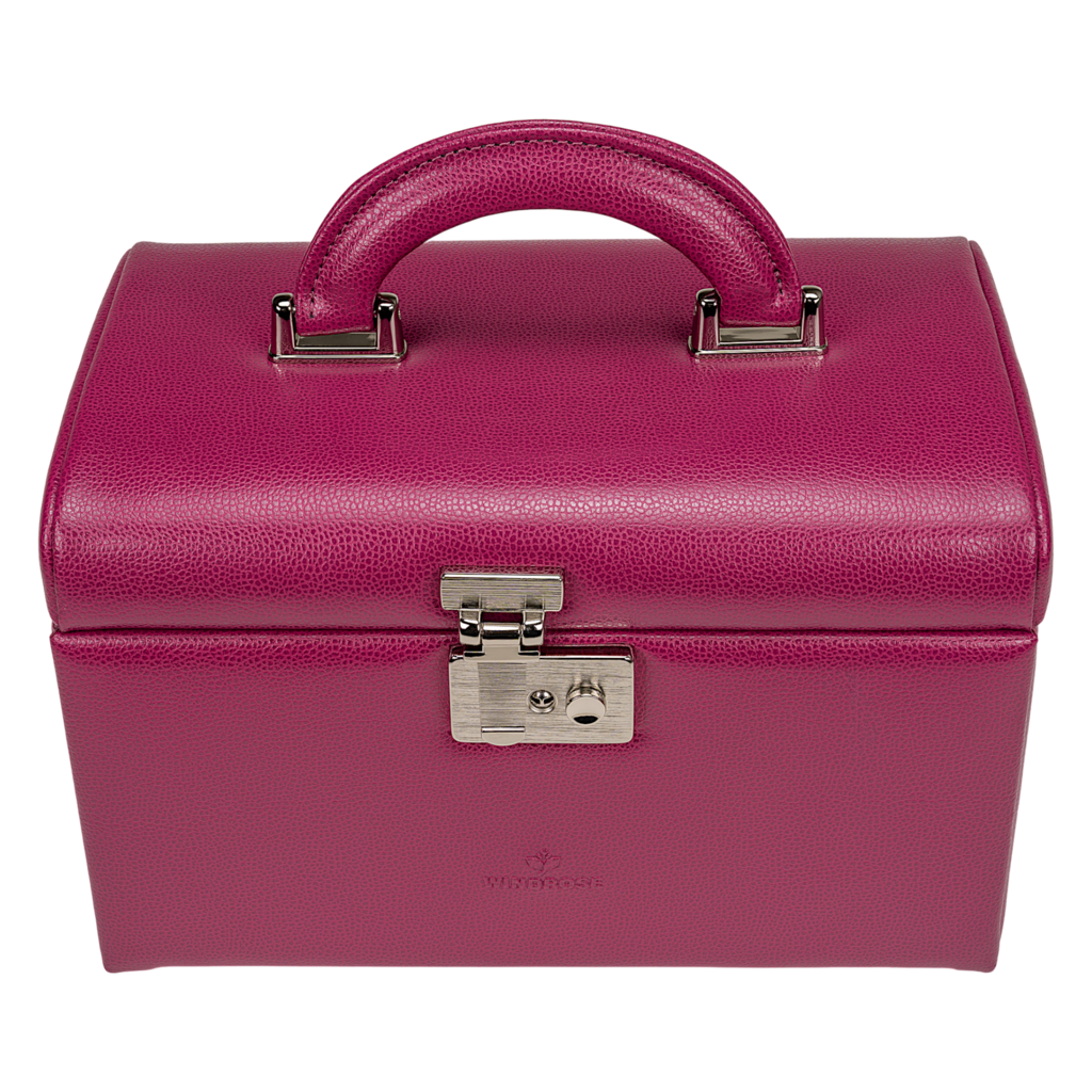 Jewelry case Beluga / berry (leather)