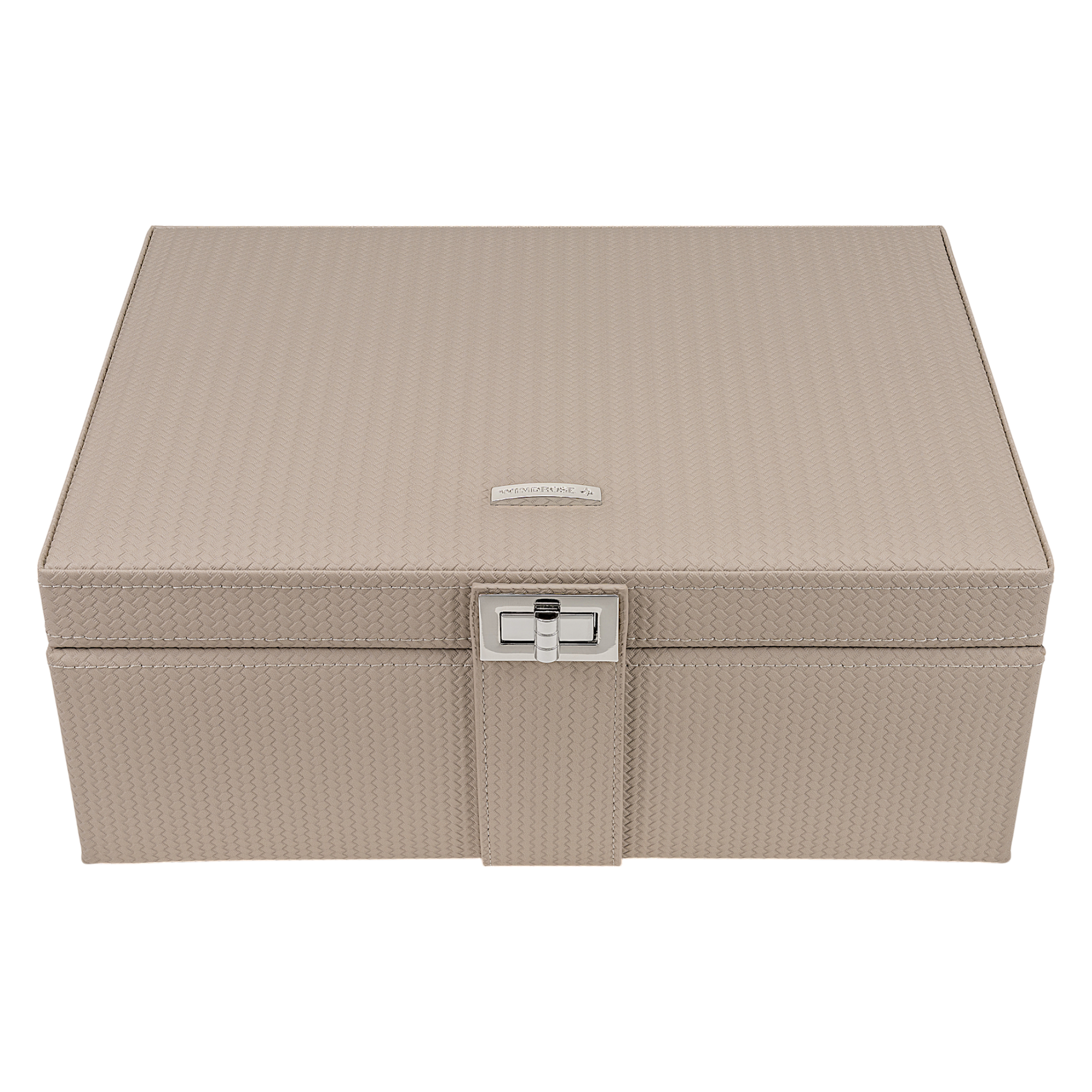 Jewelry case L with insert Corbello / taupe