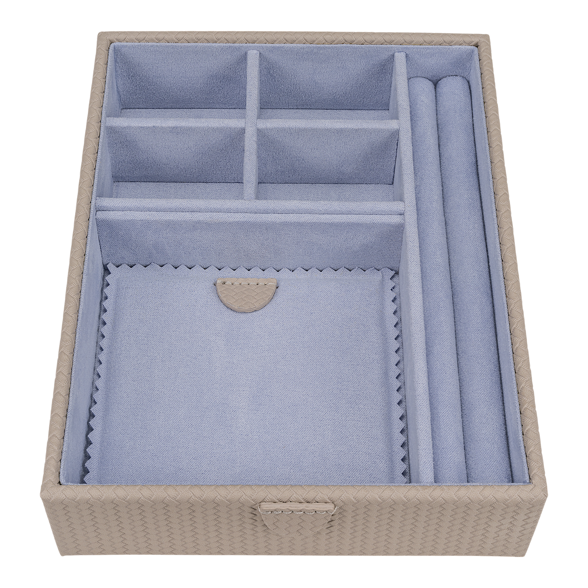 Jewelry case L with insert Corbello / taupe