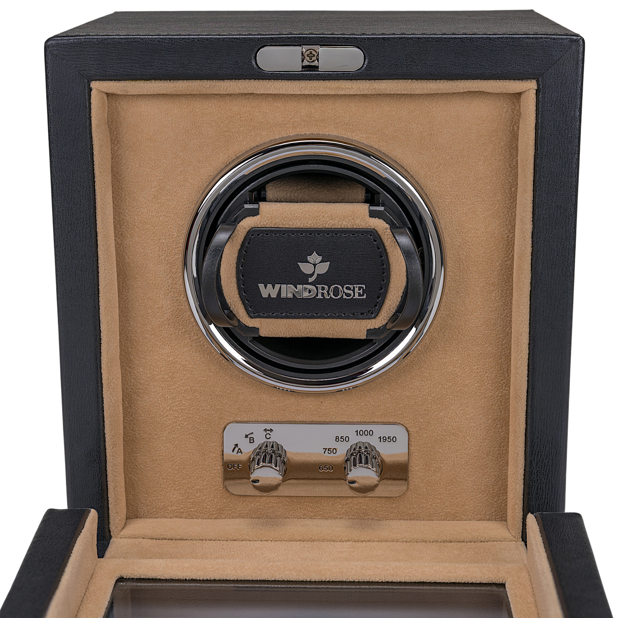 Watch winder 1 watch Ambiance / black (leather)